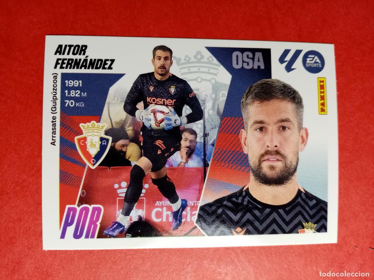 Cromos de F&uacute;tbol: N&ordm; 4 AITOR FERNANDEZ, CA OSASUNA, LIGA ESTE 2025 2026 25 26 PANINI