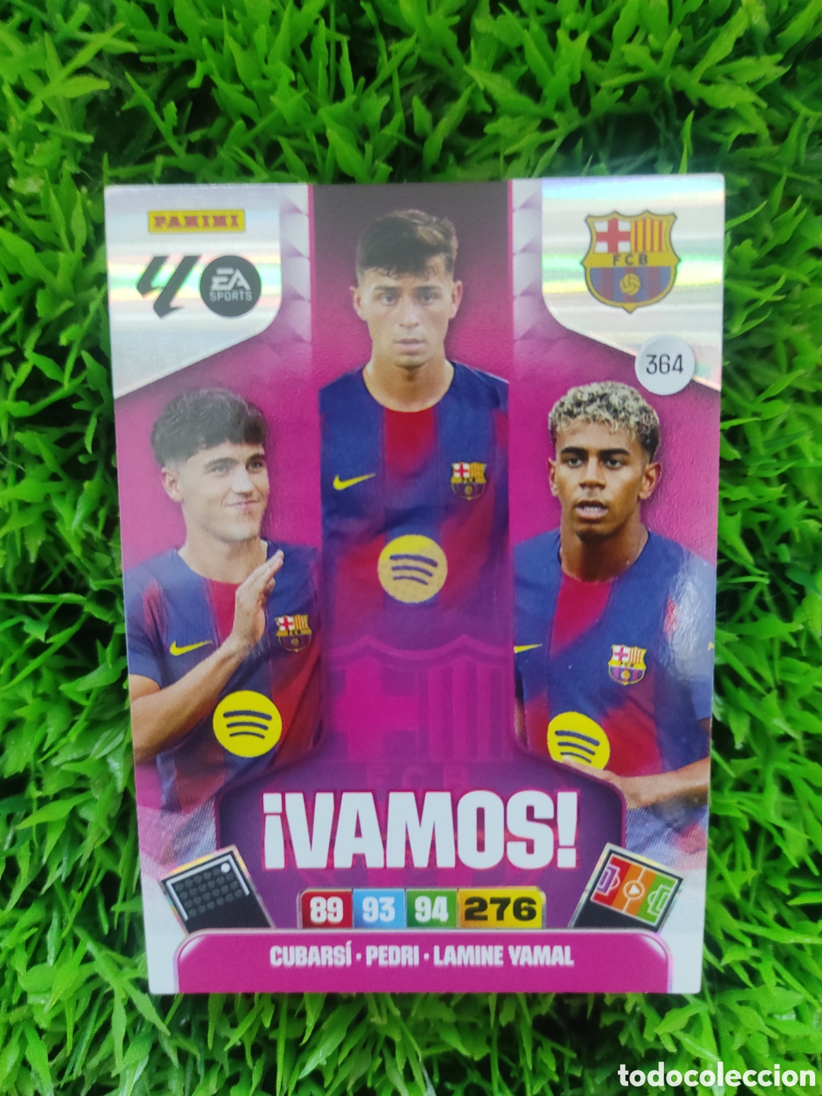 Cromos de F&uacute;tbol: Cubarsi- Pedri-Lamine Yamal Barcelona VAMOS Adrenalyn 25-26 # 364