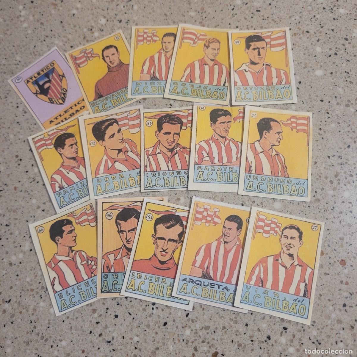 Cromos de Futebol: EQUIPO COMPLETO DEL ATLETICO BILBAO, COLECCION CULTURA 1939-40