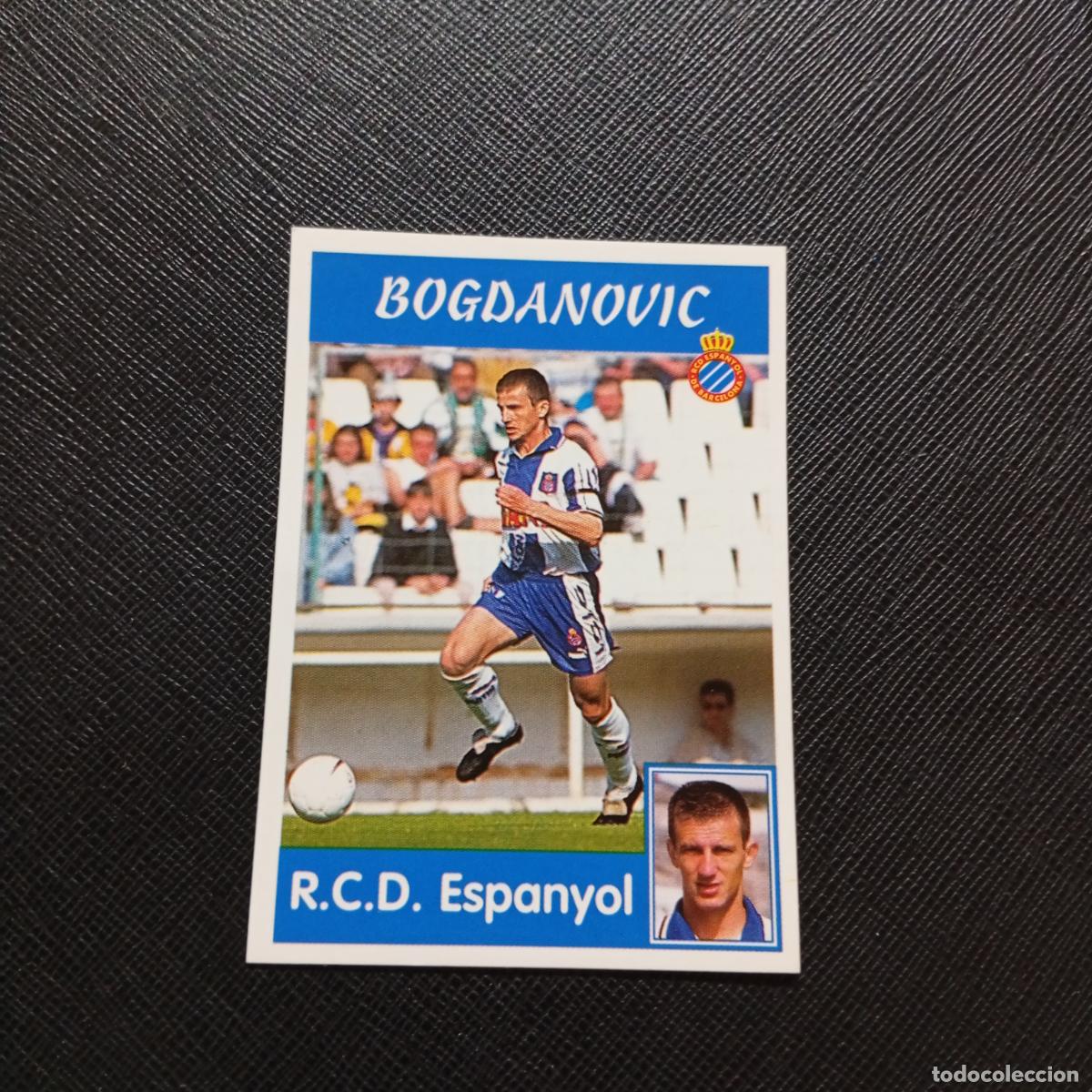 Cromos de F&uacute;tbol: 185 BOGDANVIC ESPA&Ntilde;OL PANINI 1997 1998 CROMO FUTBOL 97 98 - SIN PEGAR - A165 PG1 B