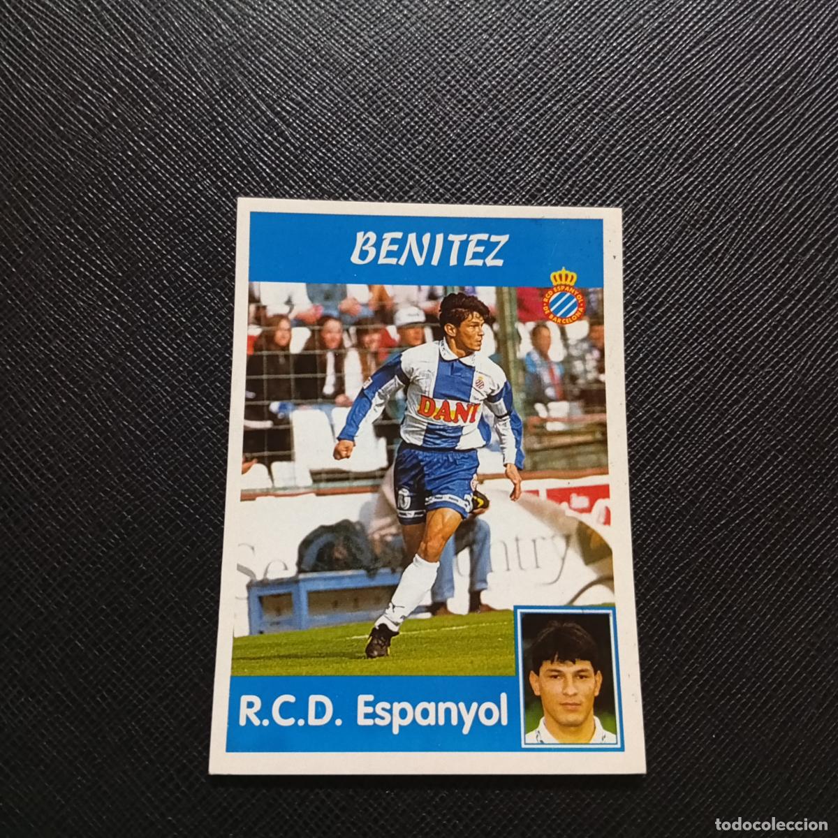 Cromos de Futebol: 188 BENITEZ ESPA&Ntilde;OL PANINI 1997 1998 CROMO FUTBOL 97 98 - SIN PEGAR - A165 PG1