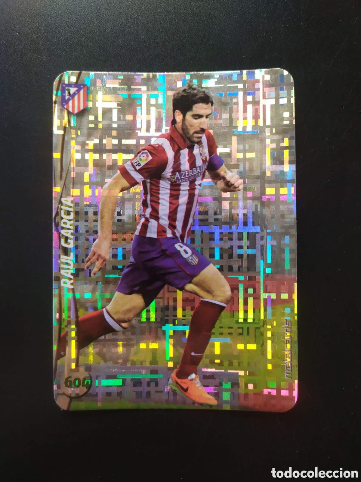Cromos de F&uacute;tbol: Mundicromo fichas Liga 2014 2015 14 15 Ra&uacute;l Garc&iacute;a top brillo tetris n&deg; 604 Atl&eacute;tico Madrid