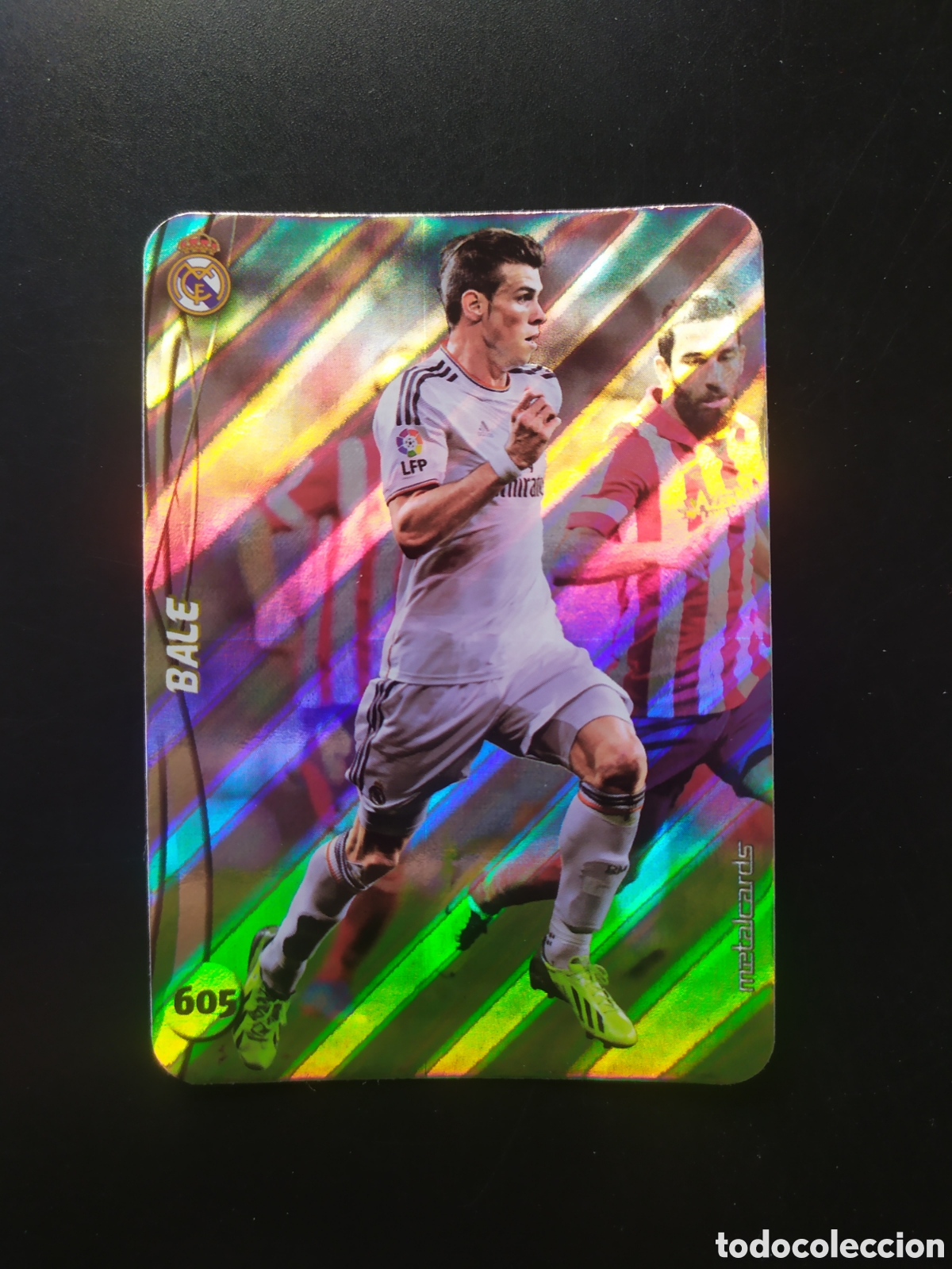 Cromos de F&uacute;tbol: Mundicromo fichas Liga 2014 2015 14 15 Bale top brillo rayas n&deg; 605 Real Madrid
