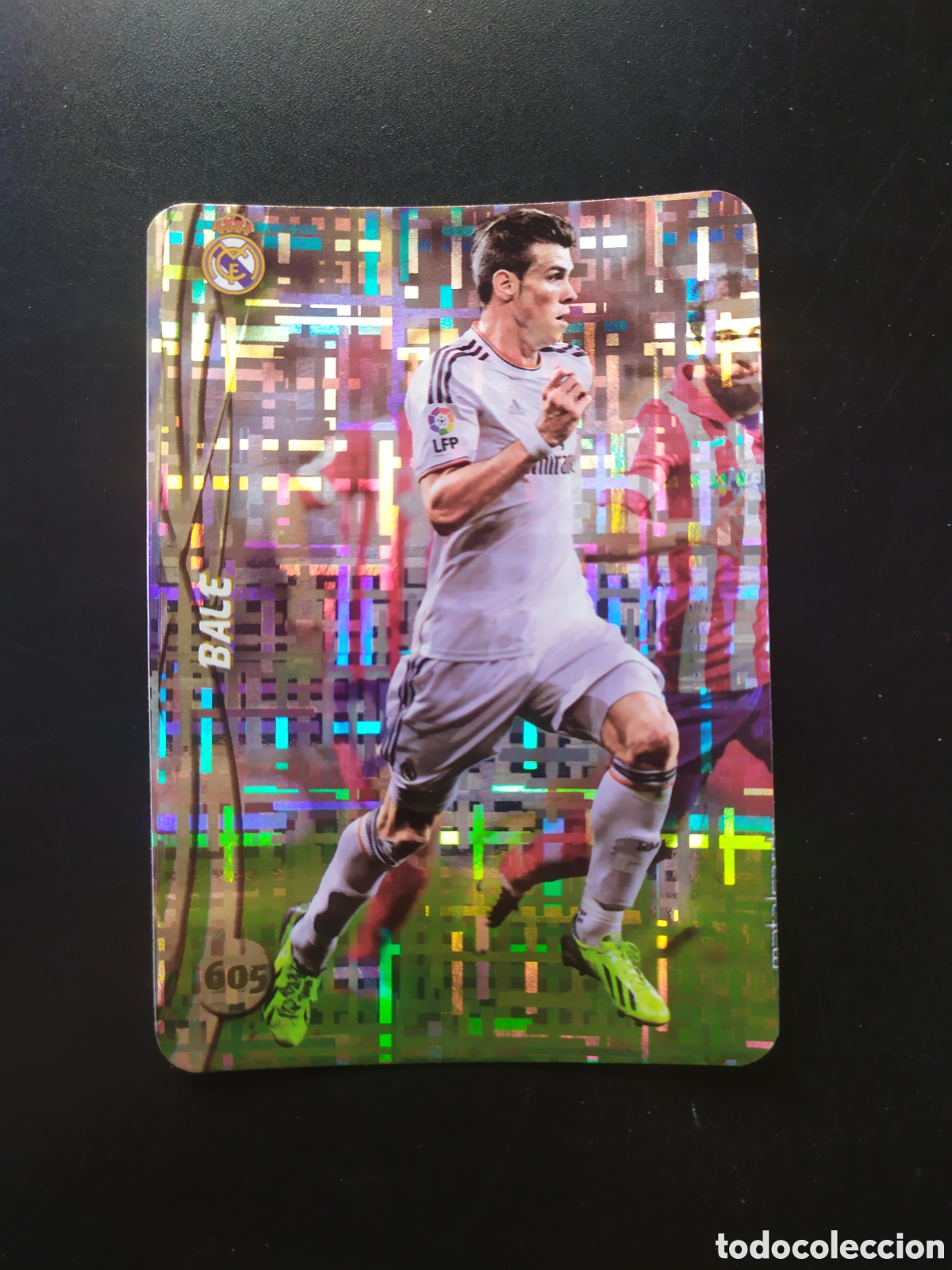 Cromos de F&uacute;tbol: Mundicromo fichas Liga 2014 2015 14 15 Bale top brillo tetris n&deg; 605 Real Madrid