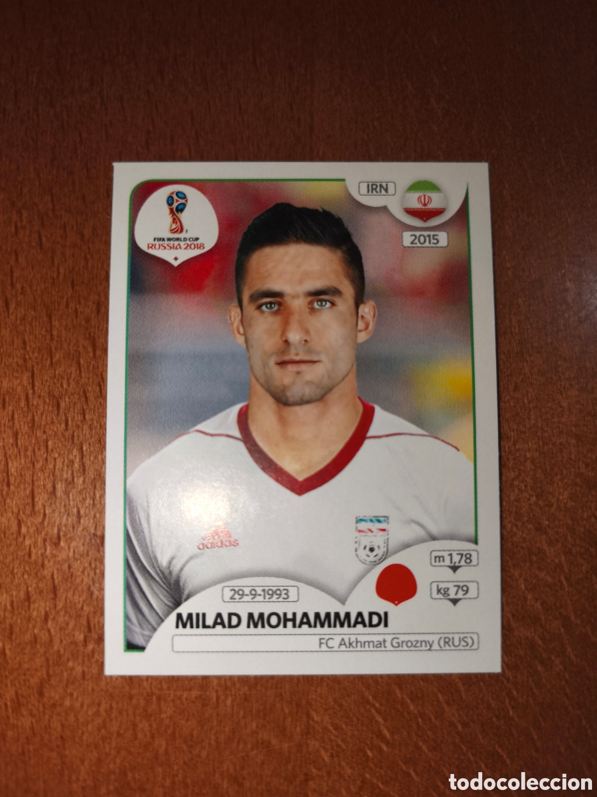 Cromos de F&uacute;tbol: Milad Mohammadi n&deg;178 Fifa World Cup Rusia Russia 2018 Ir&aacute;n