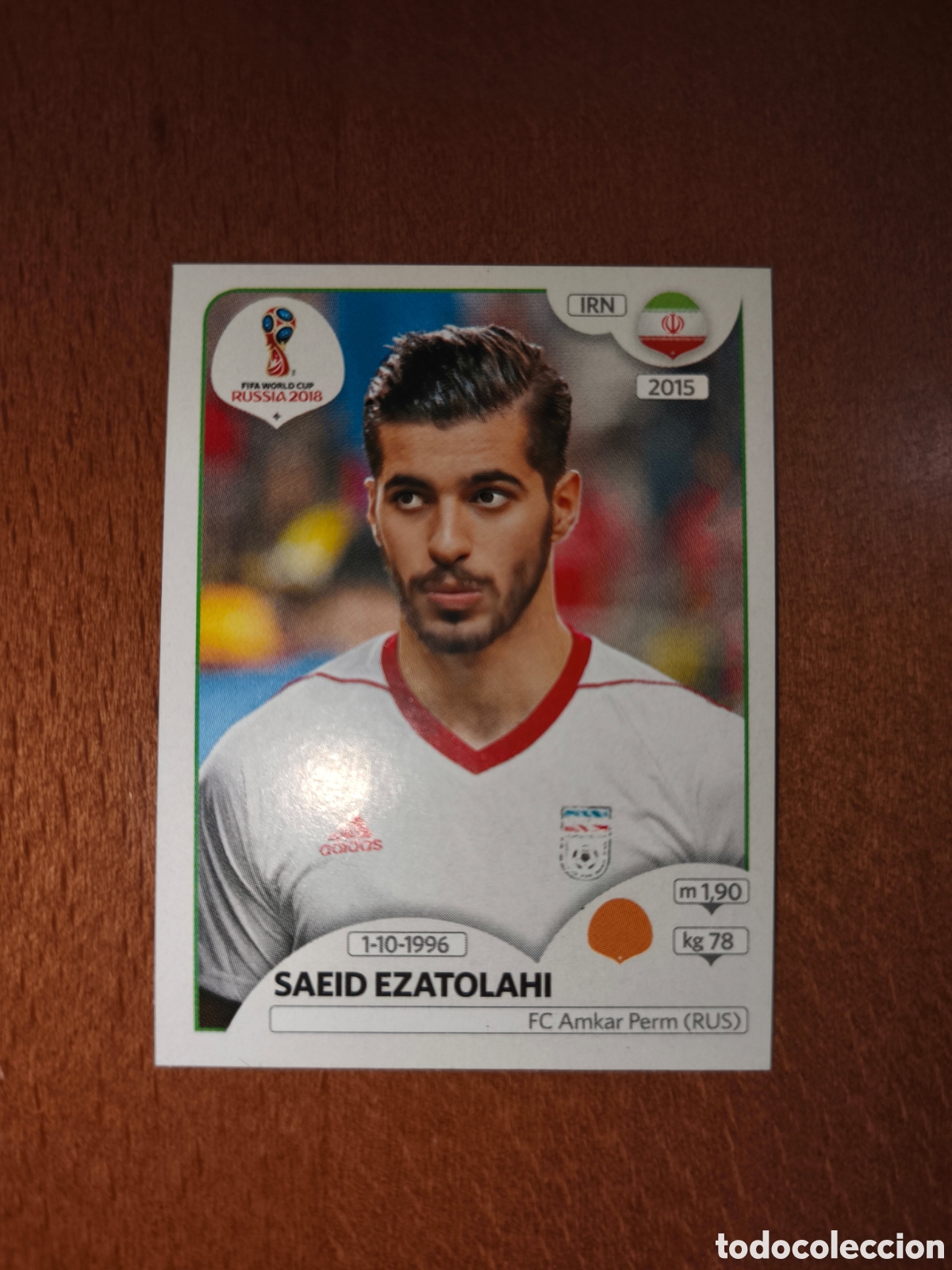Cromos de F&uacute;tbol: Saeid Ezatolahi n&deg;183 Fifa World Cup Rusia Russia 2018 Ir&aacute;n