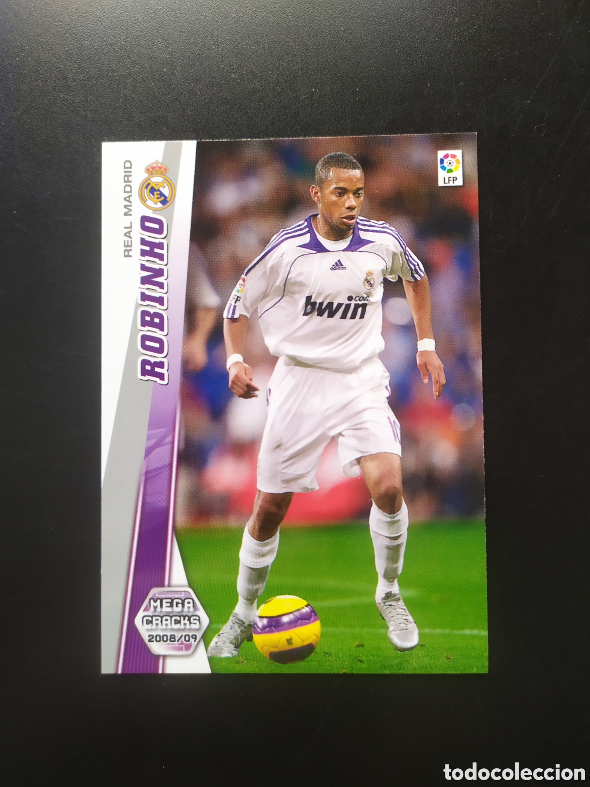 Cromos de F&uacute;tbol: Megacracks 2008 2009 08 09 panini Robinho n&deg; 158 Real Madrid
