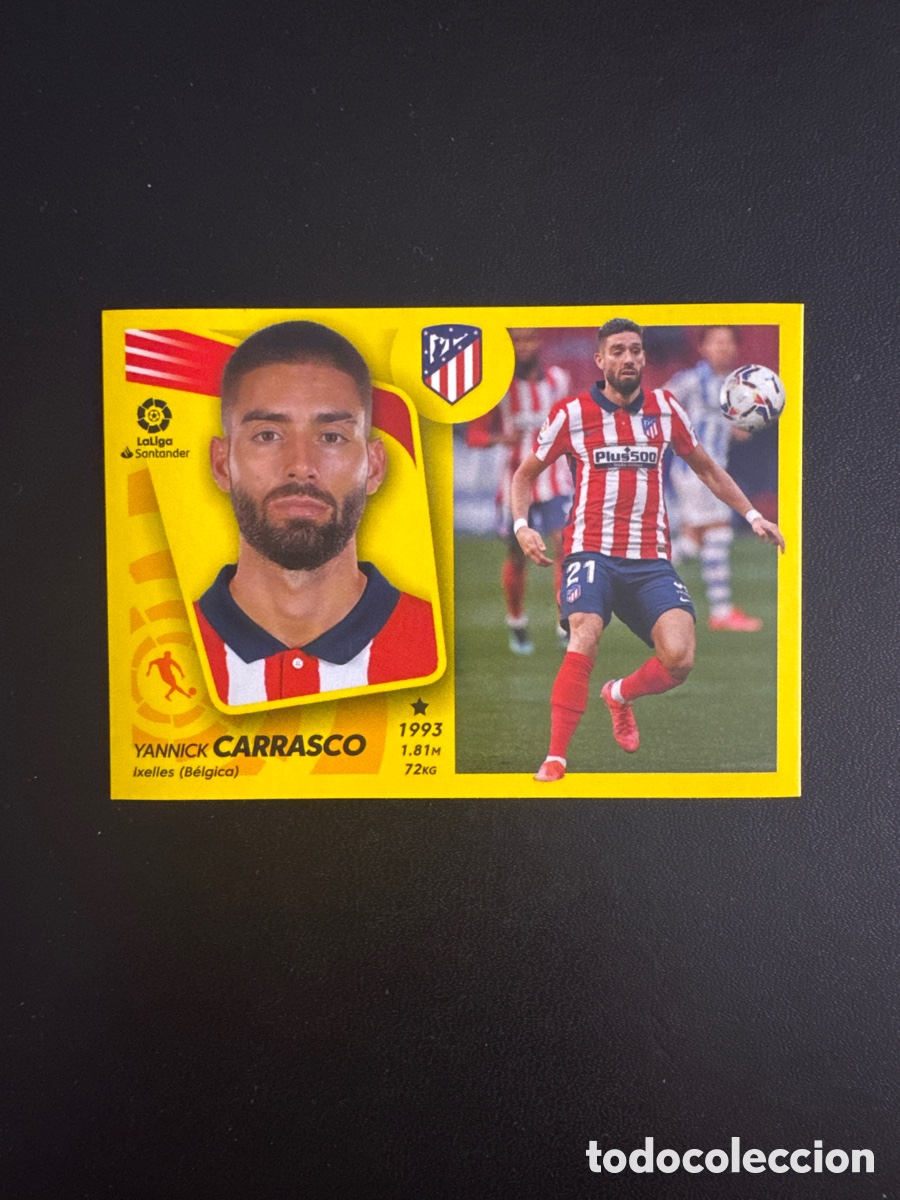Figurine di Calcio: CARRASCO N&Uacute;MERO 16 ATLETICO DE MADRID LIGA ESTE 2021 2022