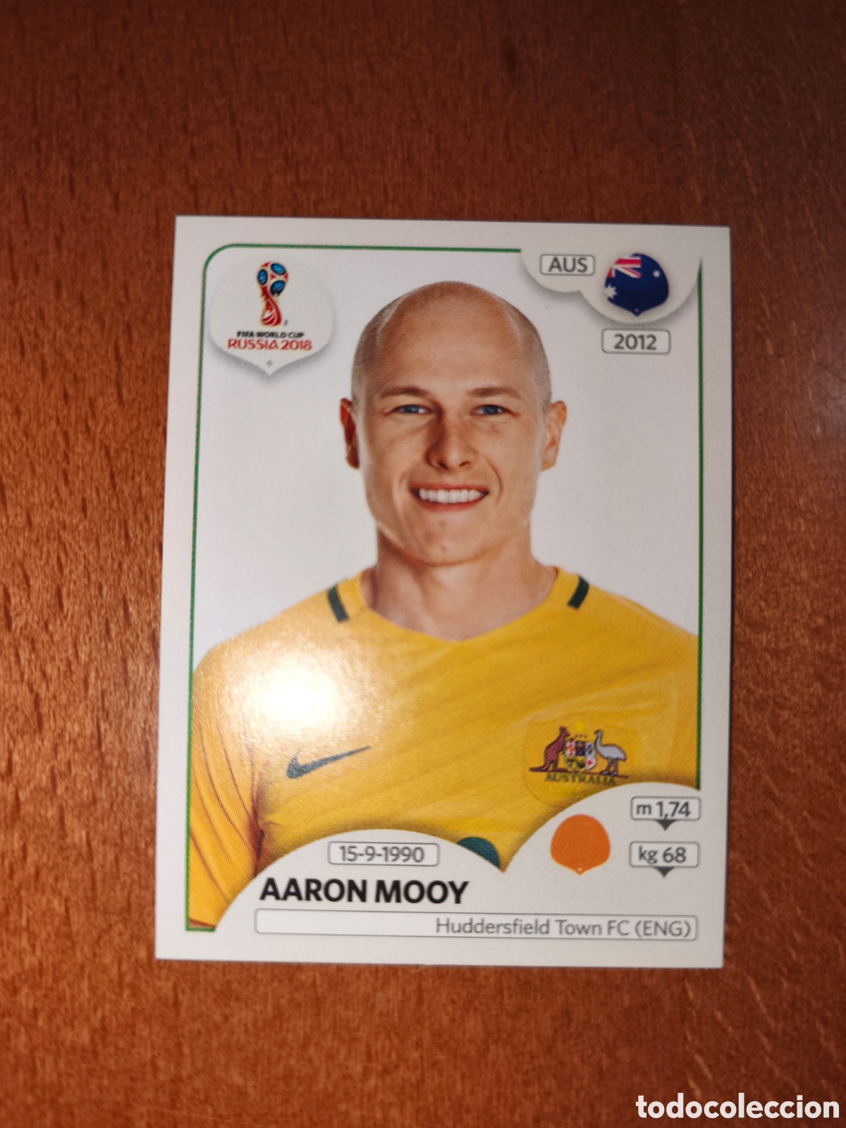 Cromos de F&uacute;tbol: Aaron Mooy n&deg;222 Fifa World Cup Rusia Russia 2018 Australia
