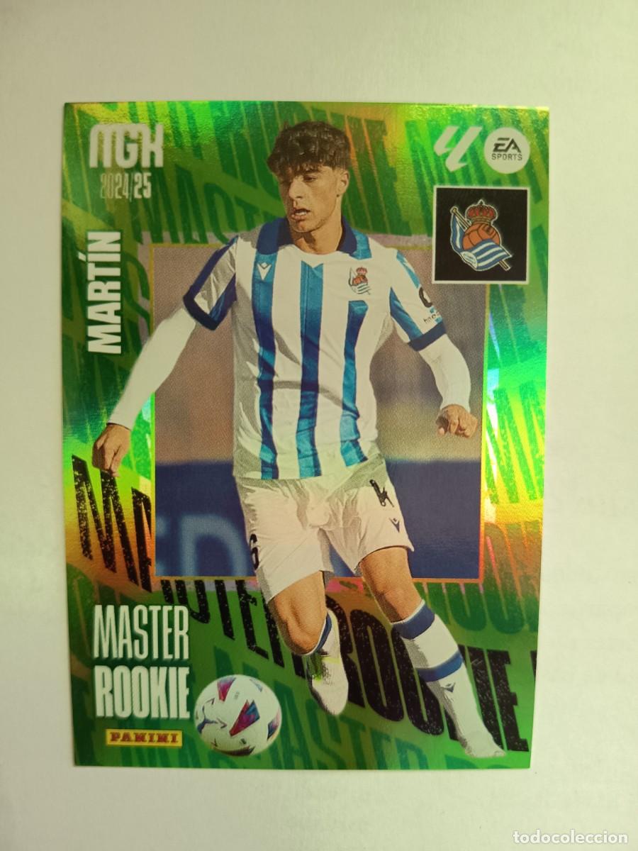 Cromos de Futebol: ROOKIE CARD MASTER 420 JON MART&Iacute;N REAL SOCIEDAD - LIGA MEGACRACKS MGK 2024 2025 24 25 PANINI