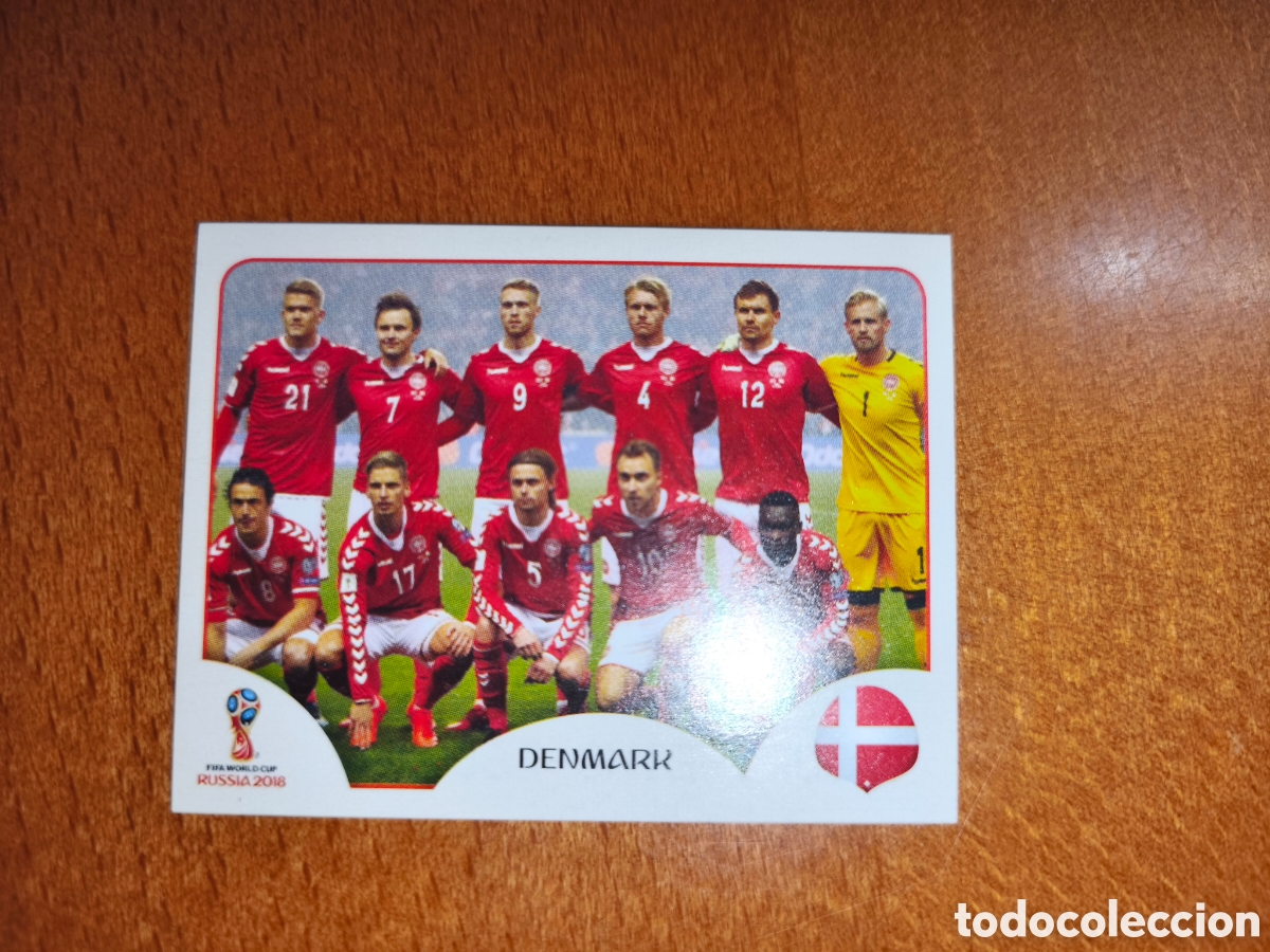 Cromos de F&uacute;tbol: Dinamarca n&deg;253 Fifa World Cup Rusia Russia 2018