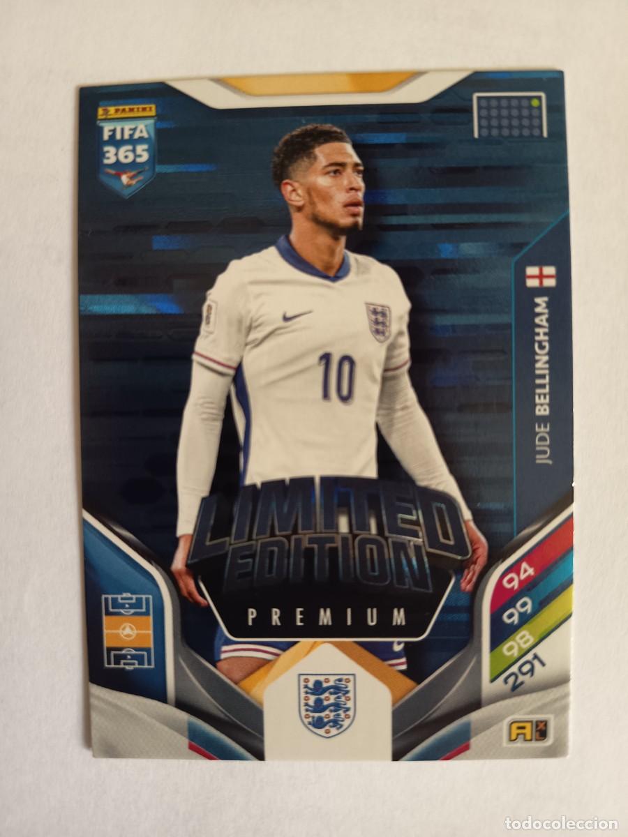 Cromos de F&uacute;tbol: CARD LIMITED EDITION PREMIUM JUDE BELLINGHAM ENGLAND INGLATERRA ADRENALYN FIFA 365 2026 25 26 PANINI