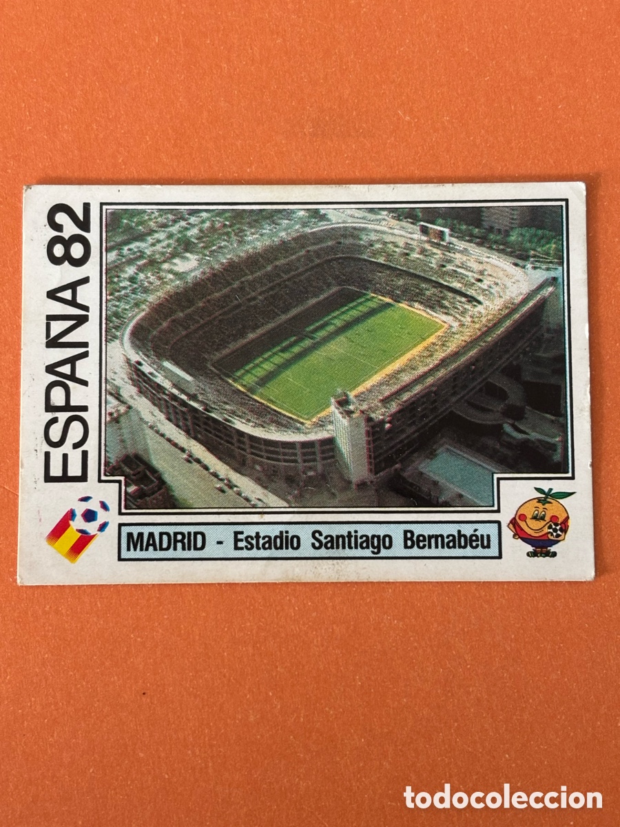 Cromos de Futebol: ESTADIO SANTIAGO BERNABEU 11 MUNDIAL ESPA&Ntilde;A 1982 82 PANINI NUNCA PEGADO SIN PEGAR