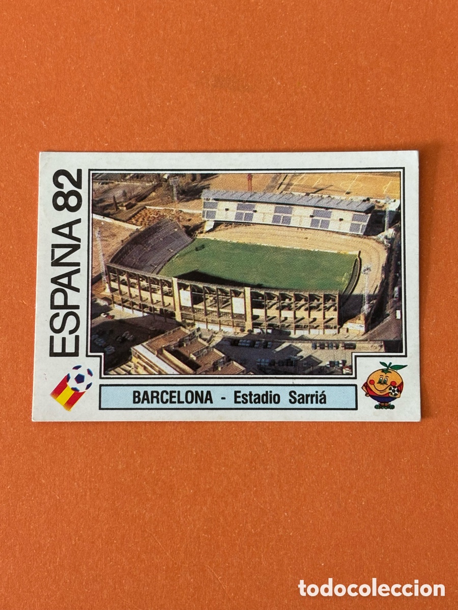 Figurine di Calcio: 14 ESTADIO SARRIA BARCELONA MUNDIAL ESPA&Ntilde;A 82 1982 PANINI SIN PEGAR