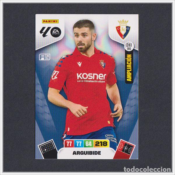 Cromos de Futebol: ADRENALYN XL 2025 2026 25 26 PANINI ARGUIBIDE 241 BIS AMPLIACI&Oacute;N OSASUNA ALBUM LIGA COLECCI&Oacute;N