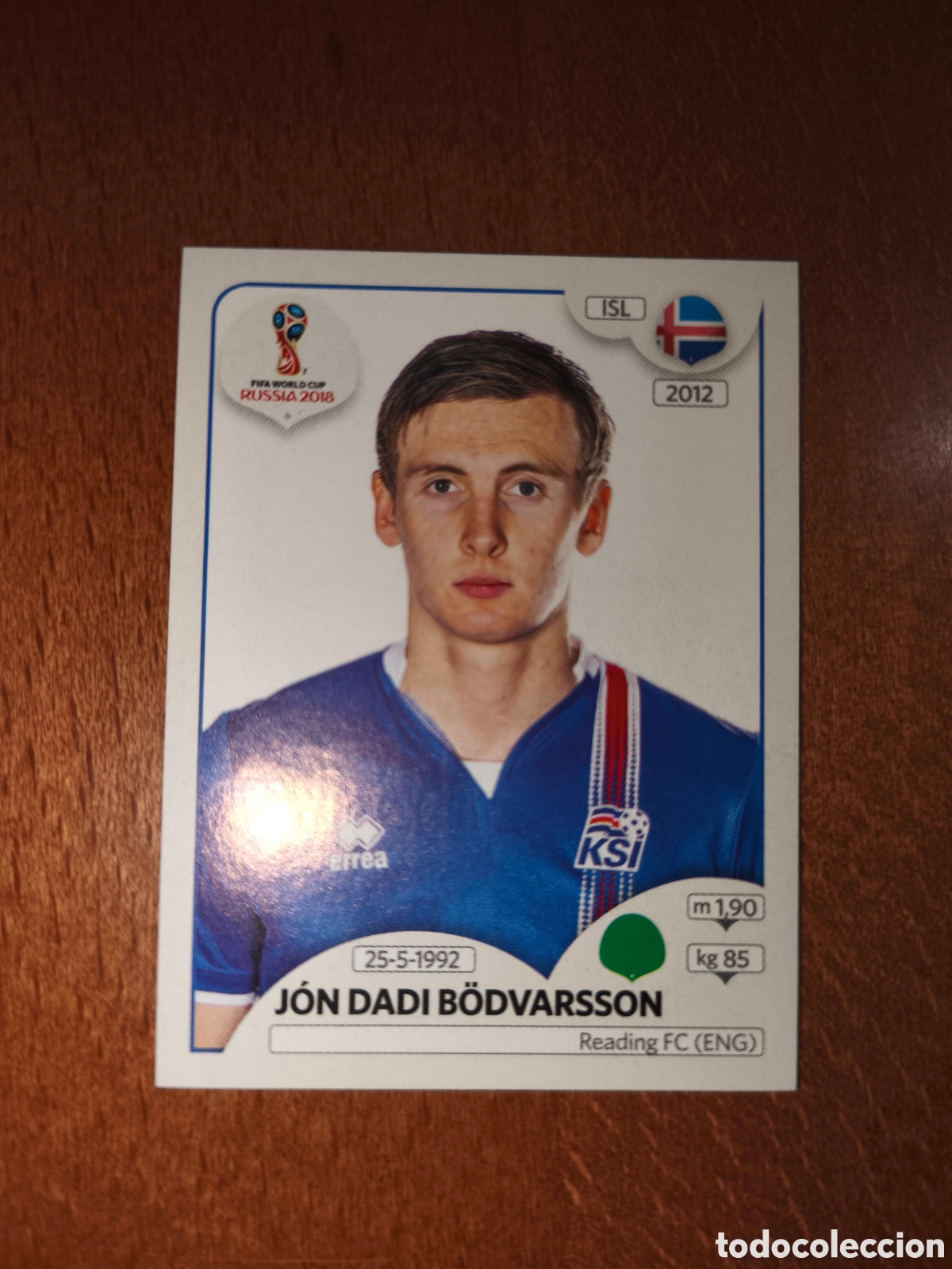 Cromos de Futebol: Jon Dadi Bodvarsson n&deg;309 Fifa World Cup Rusia Russia 2018 Islandia