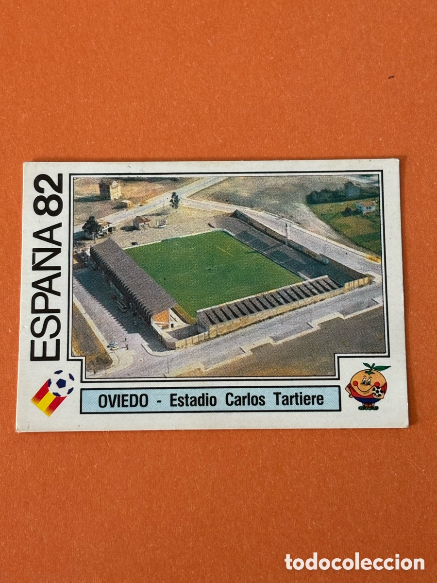 Cromos de Futebol: 24 ESTADIO CARLOS TARTIERE OVIEDO MUNDIAL ESPA&Ntilde;A 82 CROMO PANINI 1982 WORLD CUP SPAIN WC M82 STICKER