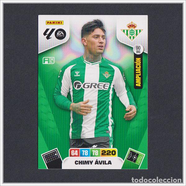 Figurine di Calcio: ADRENALYN XL 2025 2026 25 26 PANINI CHIMY AVILA 90 BIS AMPLIACI&Oacute;N BETIS ALBUM LIGA COLECCI&Oacute;N