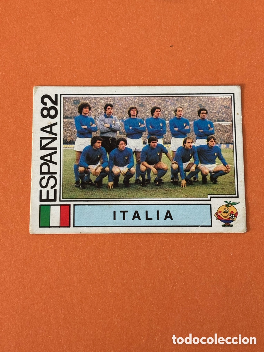Figurine di Calcio: Cromo panini mundial Espa&ntilde;a 82 n&uacute;mero 37 Italia - Sticker album world cup Spain 1982