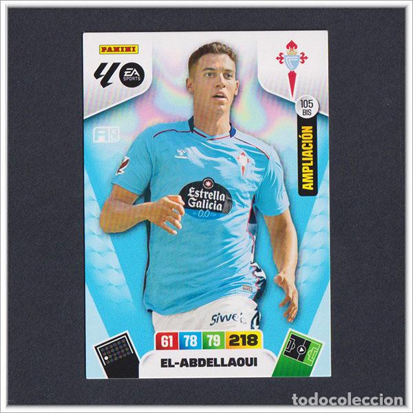 Figurine di Calcio: ADRENALYN XL 2025 2026 25 26 PANINI EL-ABDELLAOUI 105 BIS AMPLIACI&Oacute;N CELTA DE VIGO LIGA COLECCI&Oacute;N