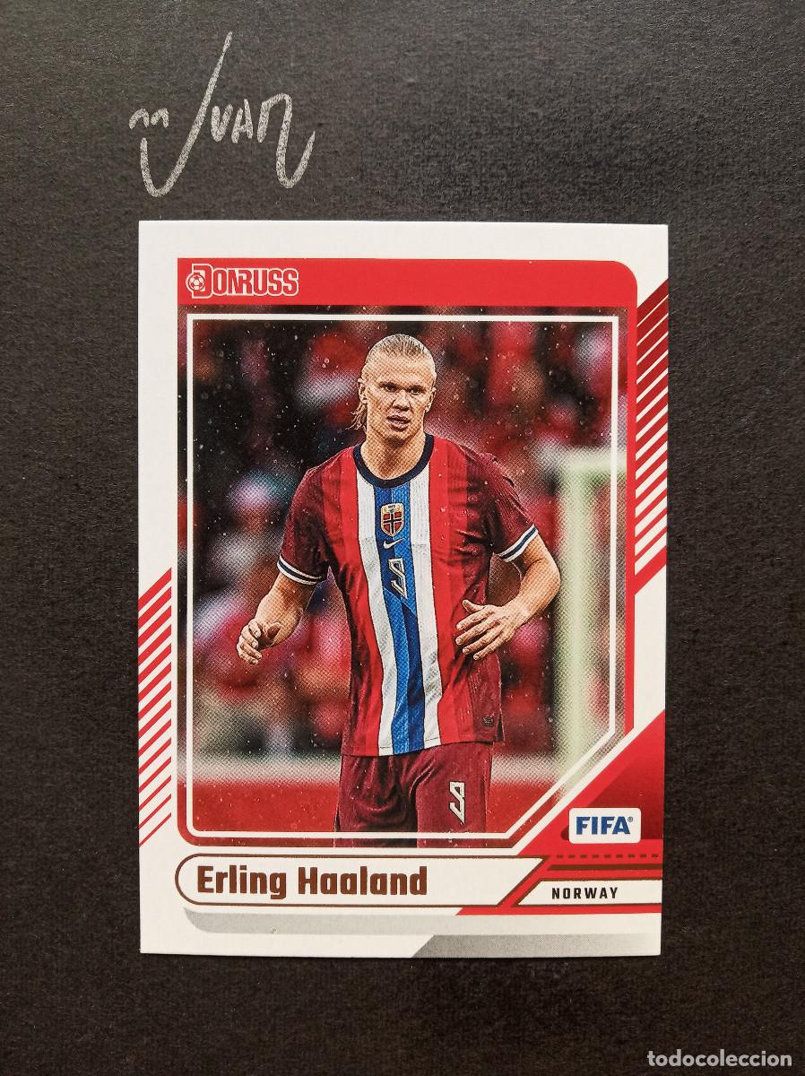Figurine di Calcio: N&ordm; 96 HAALAND NORUEGA MANCHESTER CITY NORWAY ⚽ PANINI &reg; DONRUSS FIFA SOCCER 2024 2025 24 25 NUEVO