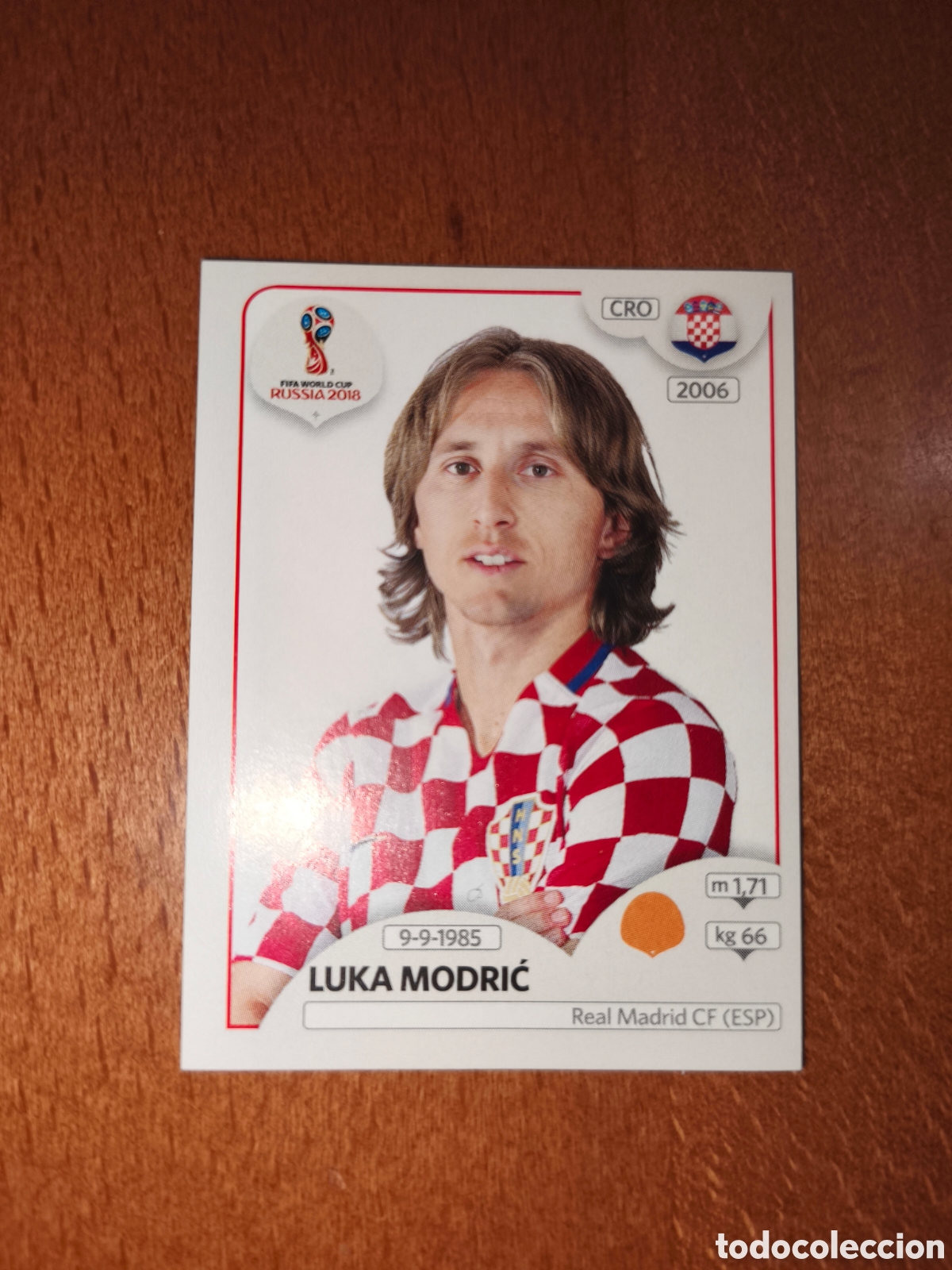 Cromos de F&uacute;tbol: Luka Modric n&deg;322 Fifa World Cup Rusia Russia 2018 Croacia