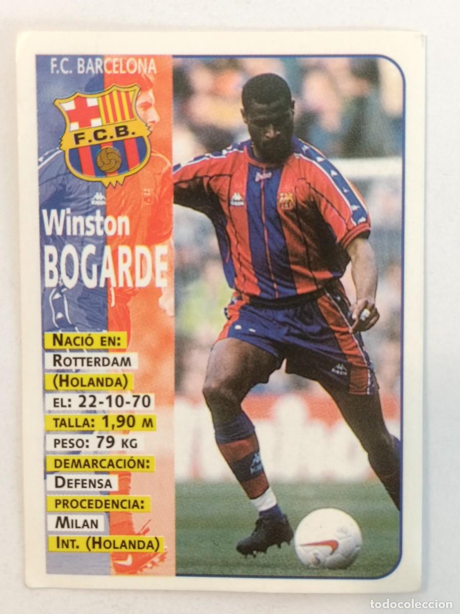 Football Stickers: #15 WINSTON BOGARDE F.C. BARCELONA LIGA 98/99 PANINI
