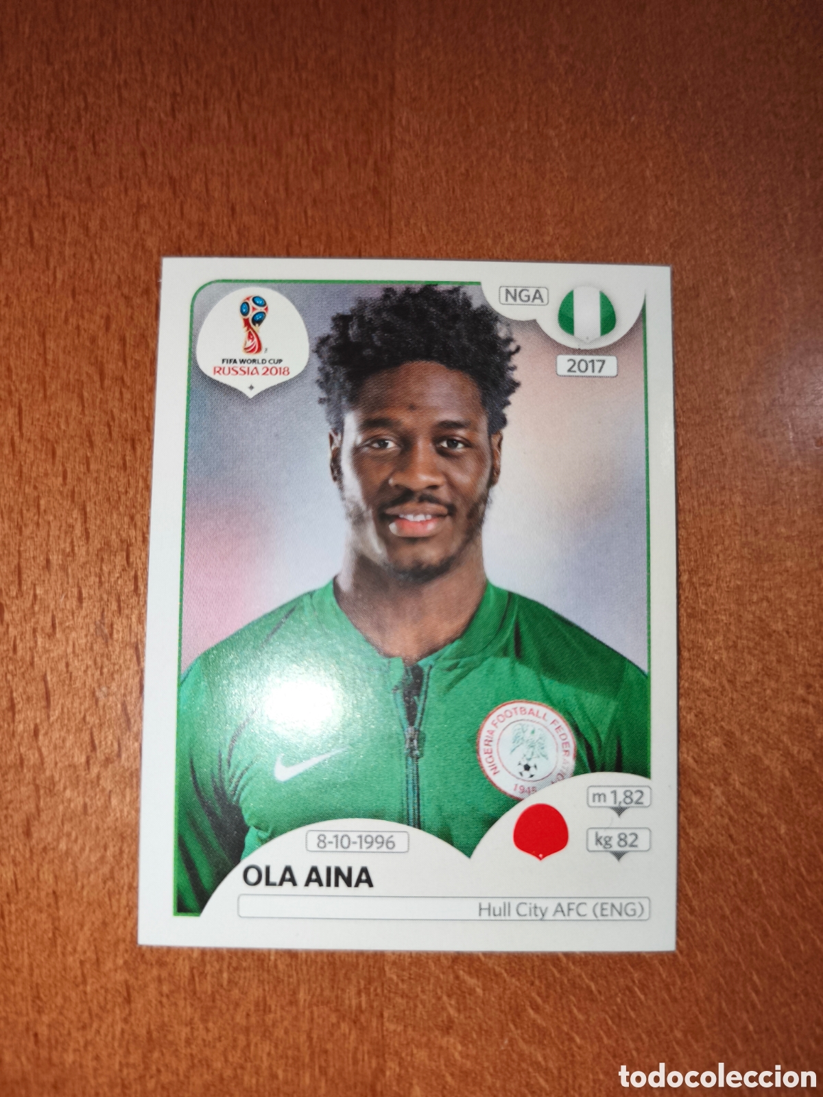 Football Stickers: Ola Aina n&deg;340 Fifa World Cup Rusia Russia 2018 Nigeria