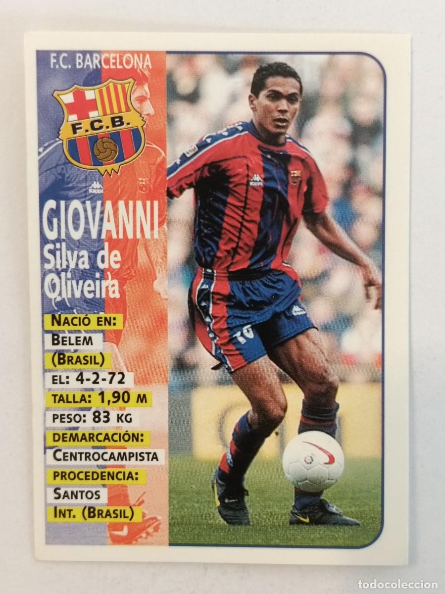 Football Stickers: #24 GIOVANNI F.C. BARCELONA LIGA 98/99 PANINI
