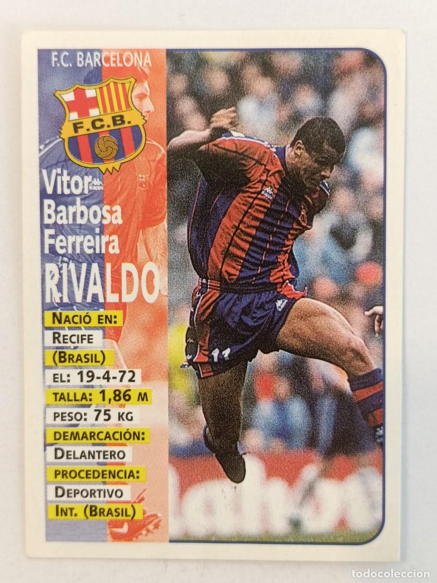 Figurine di Calcio: #25 RIVALDO F.C. BARCELONA LIGA 98/99 PANINI
