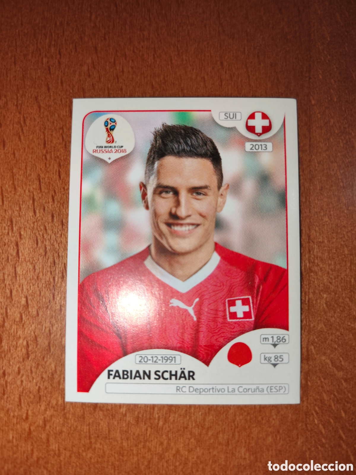Figurine di Calcio: Fabian Schar n&deg;380 Fifa World Cup Rusia Russia 2018 Suiza