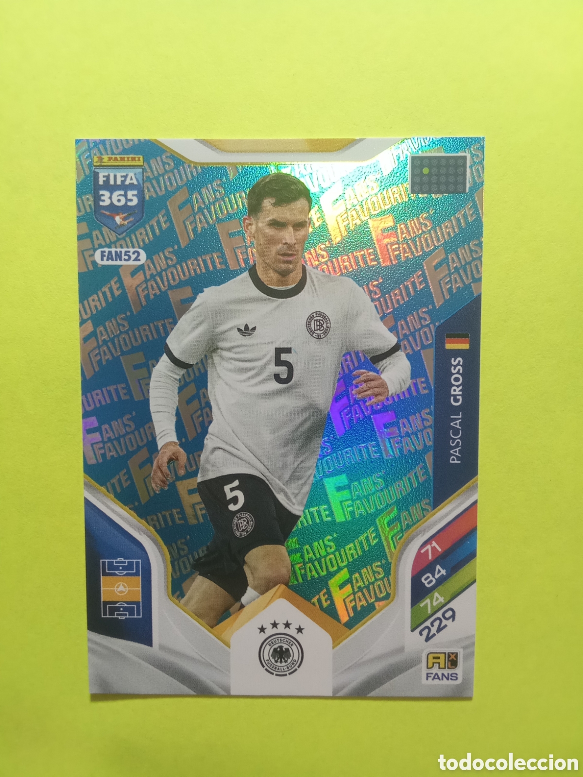 Cromos de F&uacute;tbol: CROMO FAN 52 GROSS ALEMANIA AZUL BLUE FAN FAVOURITE FIFA 365 2026 ADRENALYN 25-26
