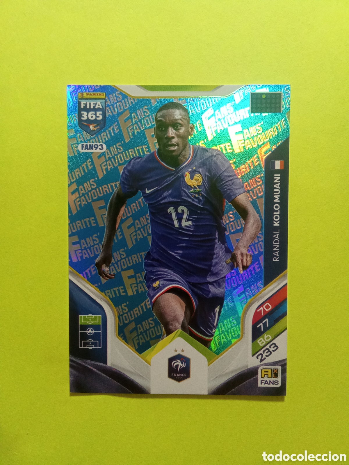 Cromos de Futebol: CROMO FAN 93 KOLO MUANI FRANCIA AZUL BLUE FAN FAVOURITE FIFA 365 2026 ADRENALYN 25-26