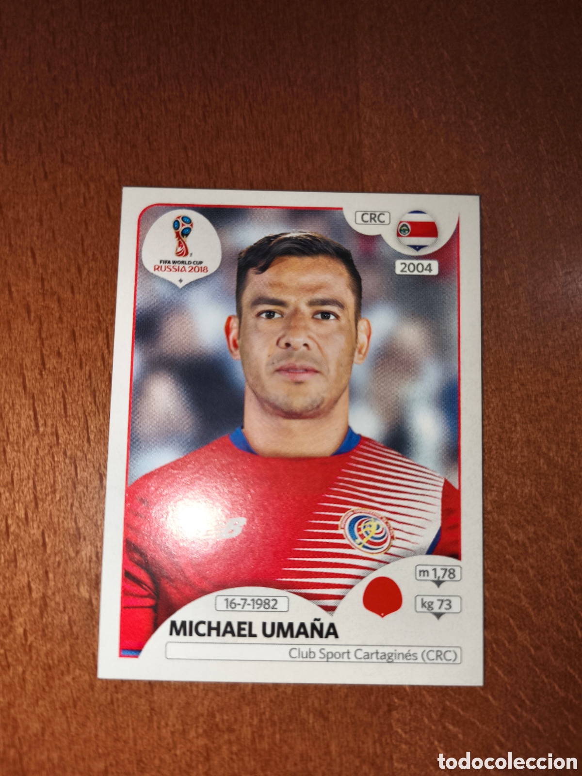 Cartes &agrave; collectionner de Football: Michael Uma&ntilde;a n&deg;401 Fifa World Cup Rusia Russia 2018 Costa Rica