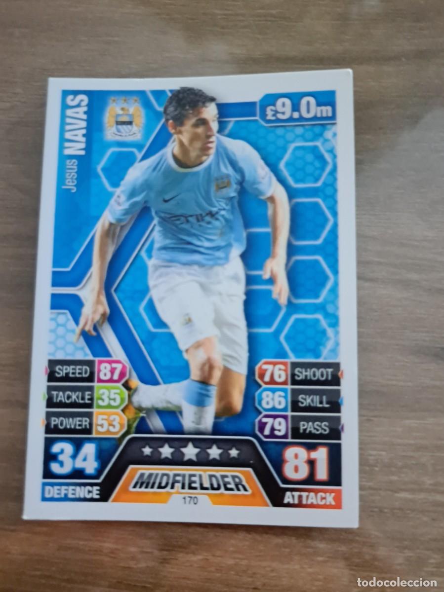Figurine di Calcio: Atenci&oacute;n aficionados del Sevilla!!!. Card de Jes&uacute;s Navas con el Manchester City
