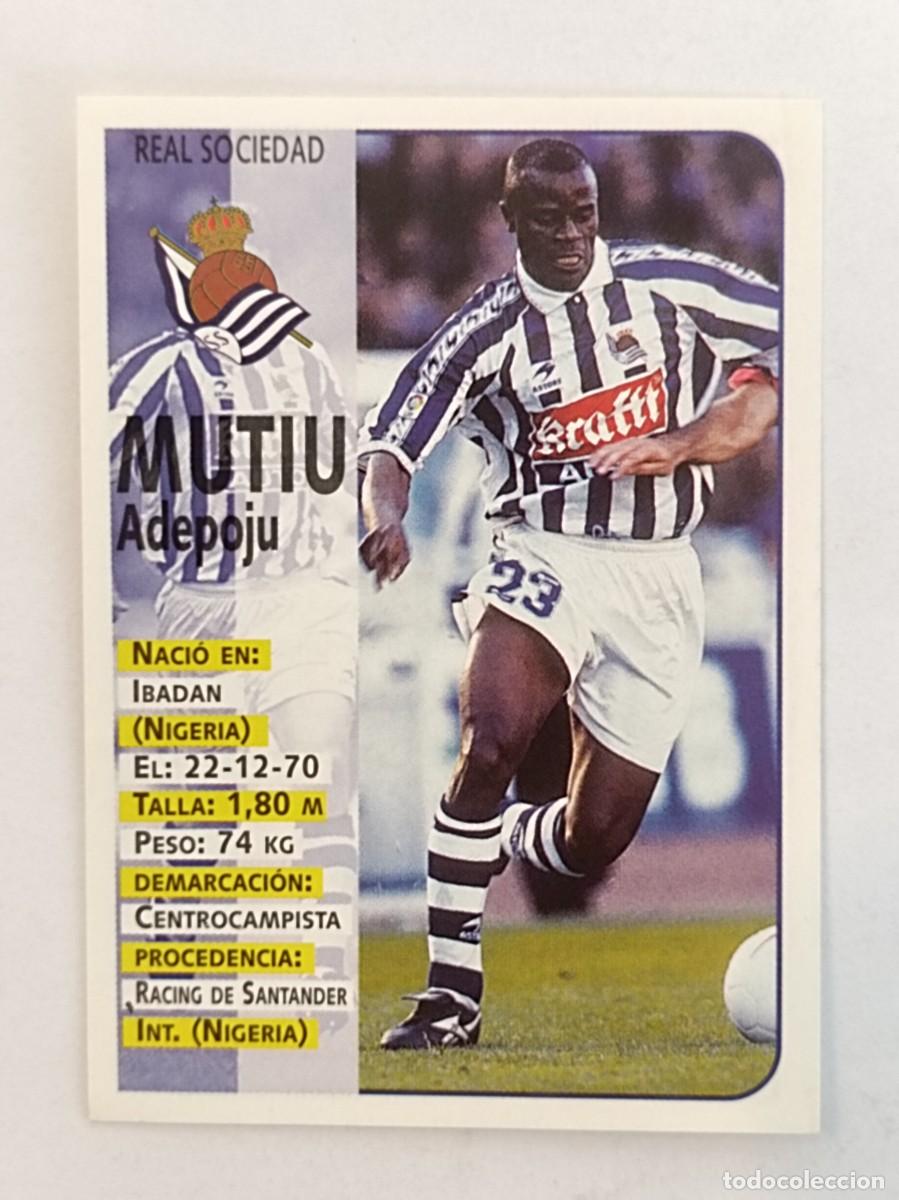 Figurine di Calcio: #59 MUTIU REAL SOCIEDAD LIGA 98/99 PANINI