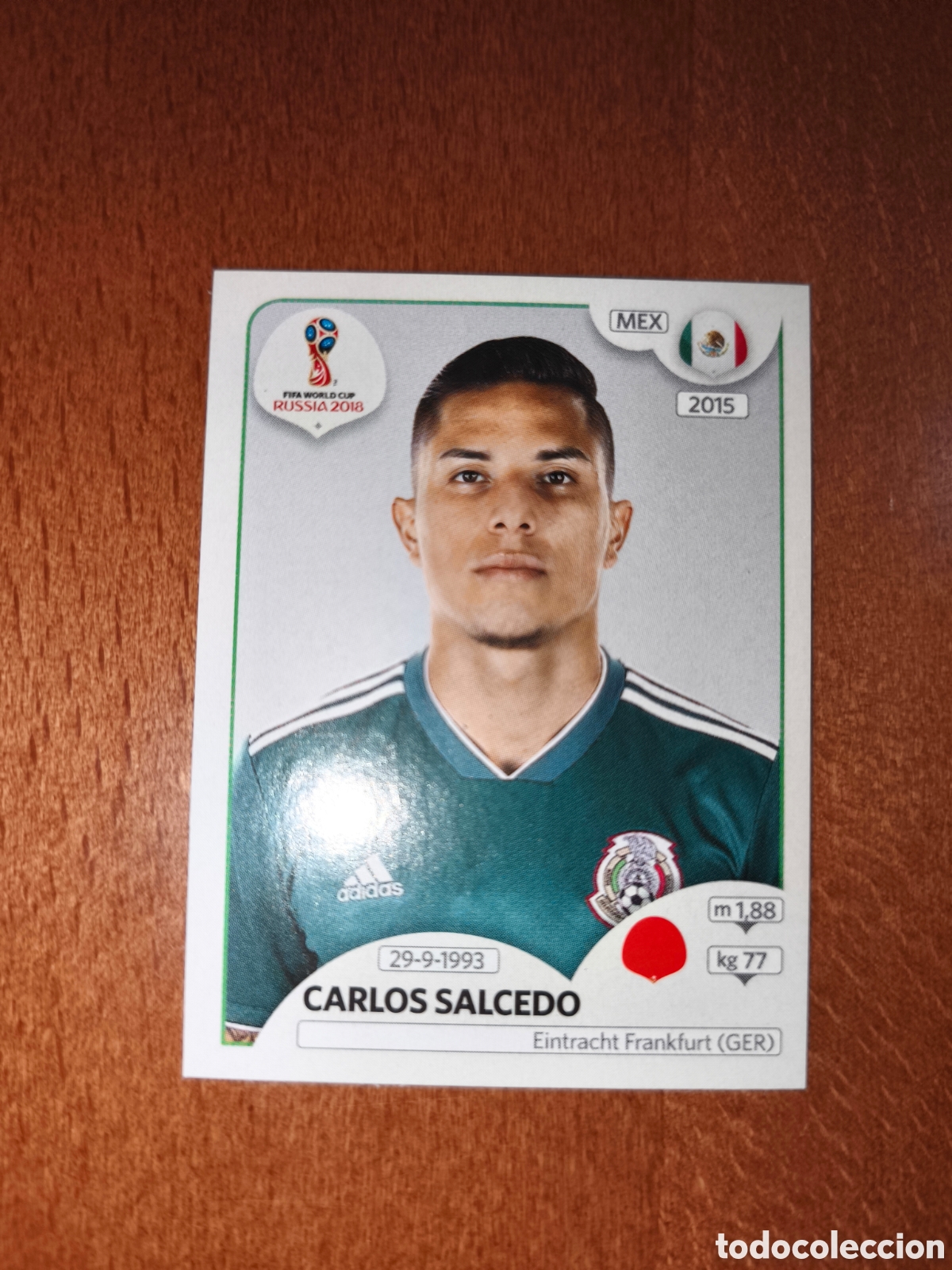 Cartes &agrave; collectionner de Football: Carlos Salcedo n&deg;460 Fifa World Cup Rusia Russia 2018 M&eacute;xico