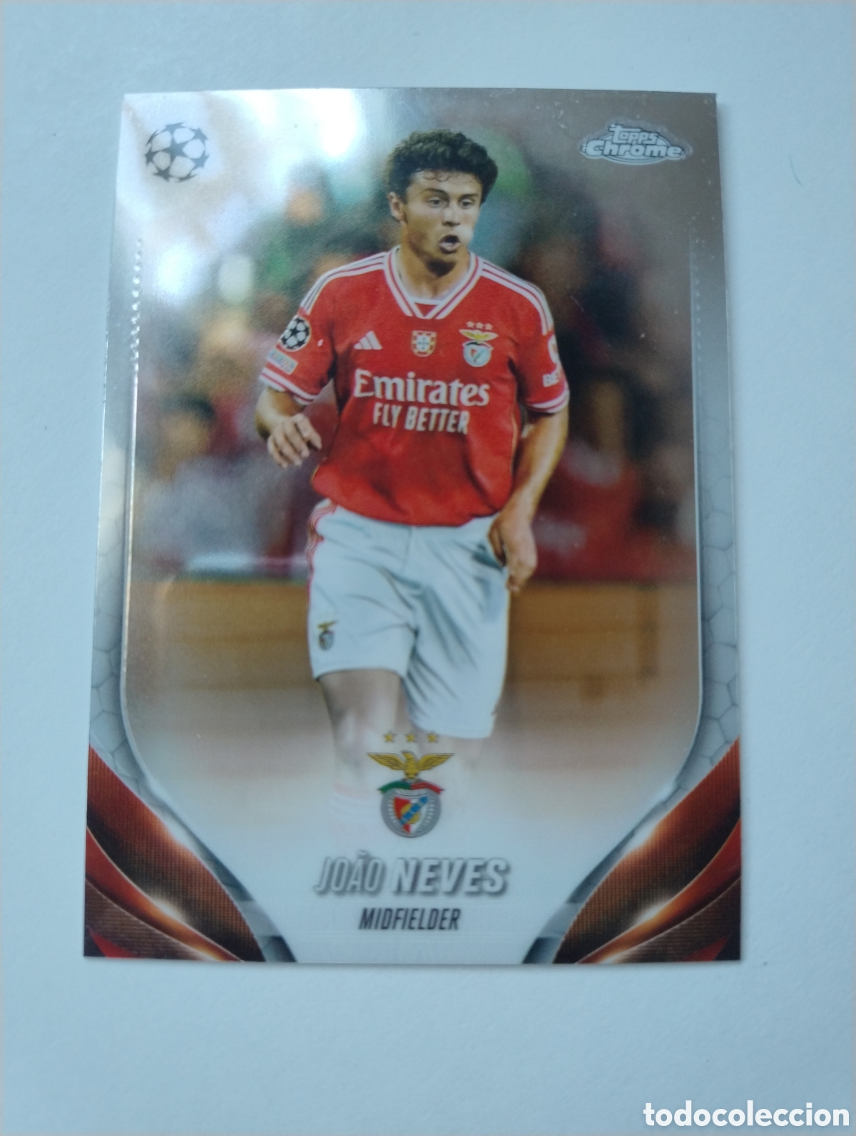 Cartes &agrave; collectionner de Football: 146 - Joao Neves - Benfica - Topps Chrome 2024 - 2025