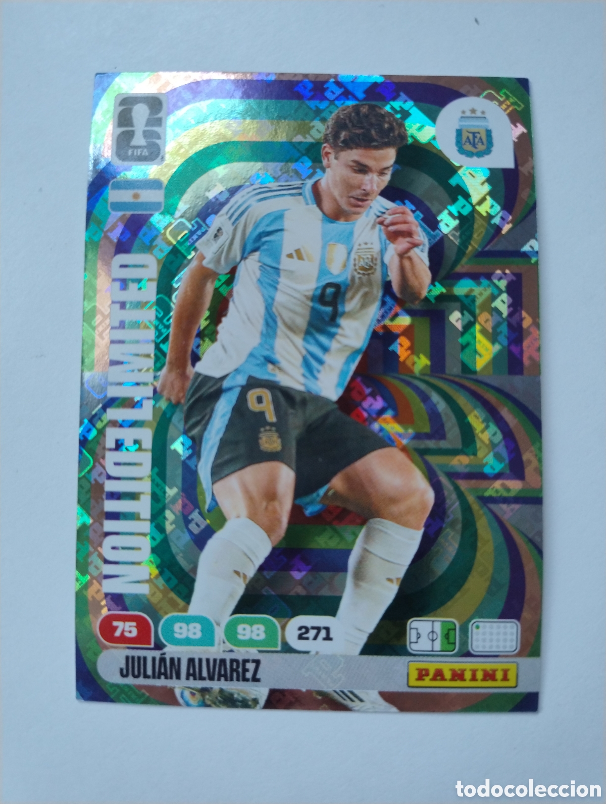 Cromos de F&uacute;tbol: Juli&aacute;n &Aacute;lvarez - Argentina - Adrenalyn XL FIFA World Cup 2026 Limited Edition