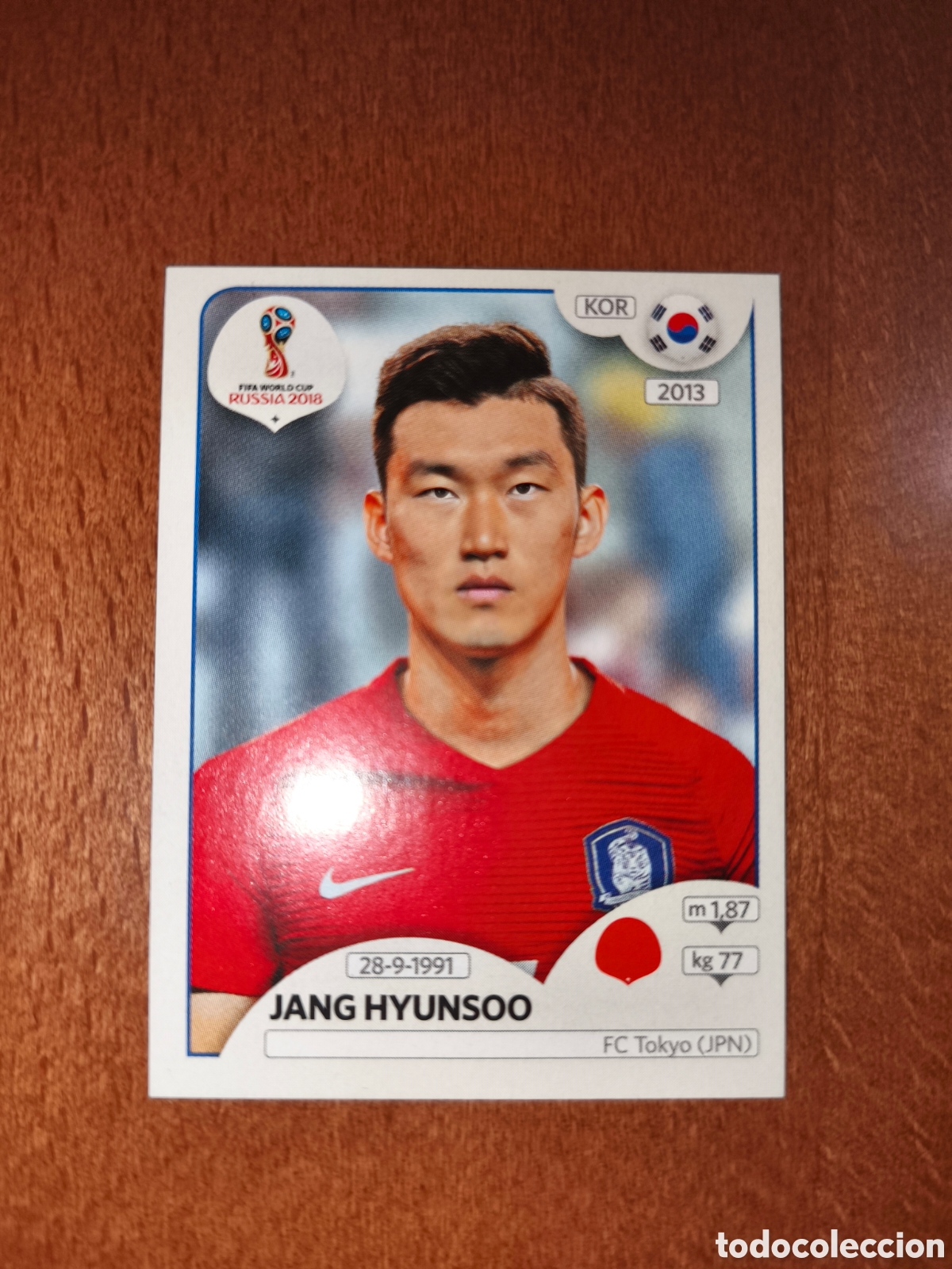 Cromos de F&uacute;tbol: Jang Hyunsoo n&deg;499 Fifa World Cup Rusia Russia 2018 Corea del sur