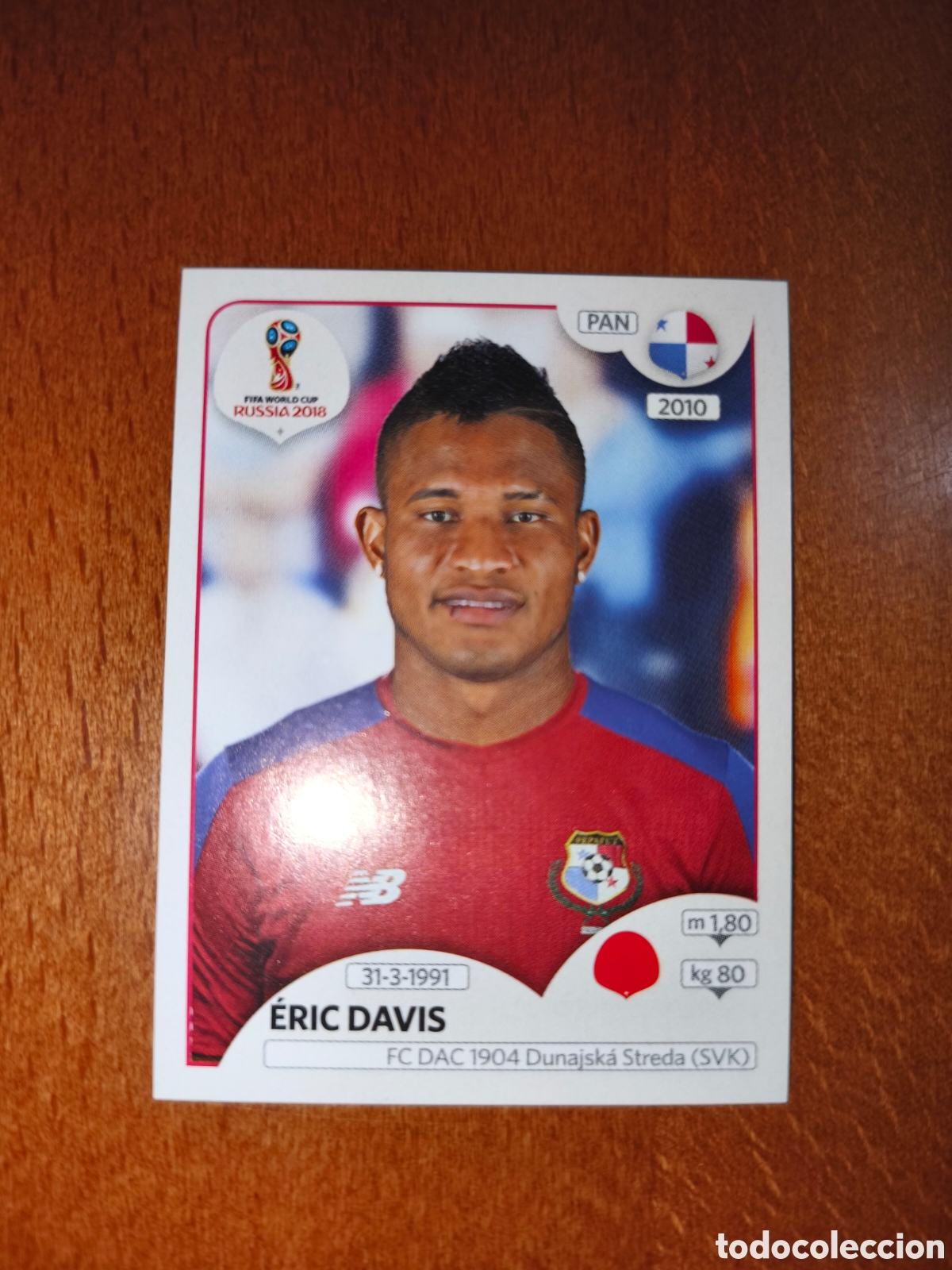 Cromos de Futebol: Eric Davis n&deg;540 Fifa World Cup Rusia Russia 2018 Panam&aacute;
