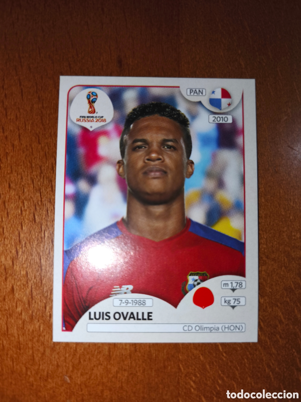 Cromos de Futebol: Luis Ovalle n&deg;541 Fifa World Cup Rusia Russia 2018 Panam&aacute;