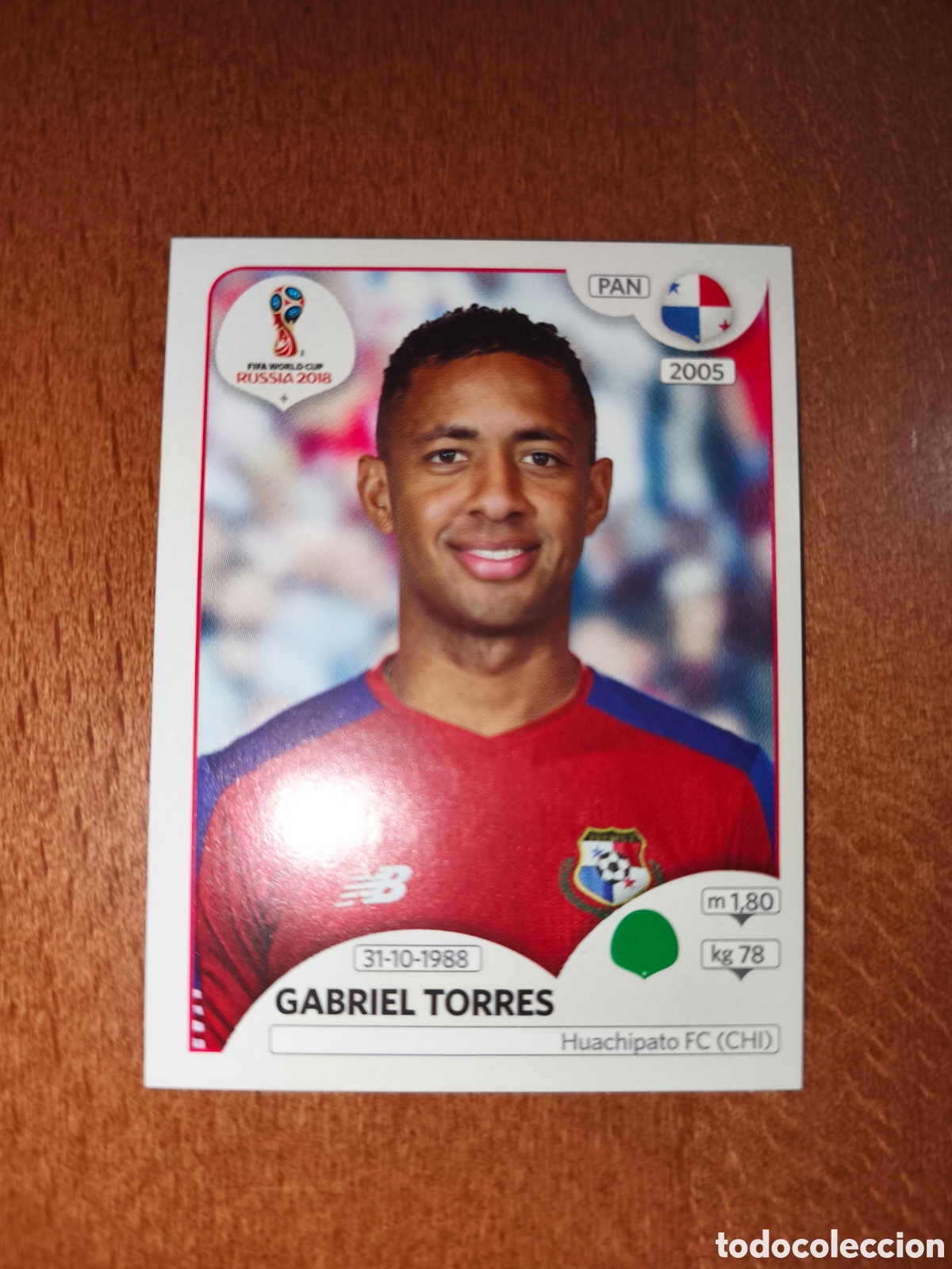Cromos de Futebol: Gabriel Torres n&deg;549 Fifa World Cup Rusia Russia 2018 Panam&aacute;