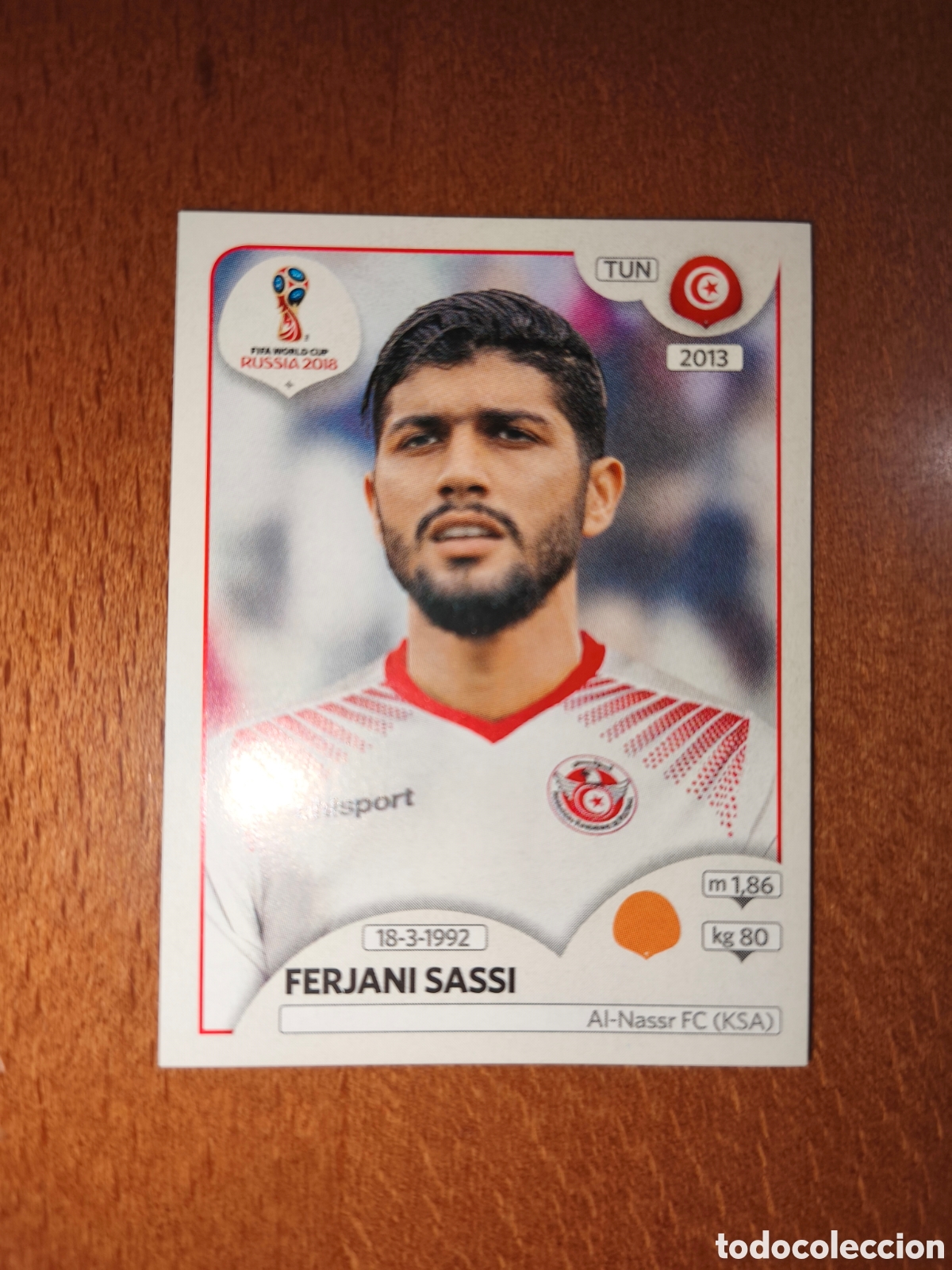 Cromos de Futebol: Ferjani Sassi n&deg;561 Fifa World Cup Rusia Russia 2018 T&uacute;nez