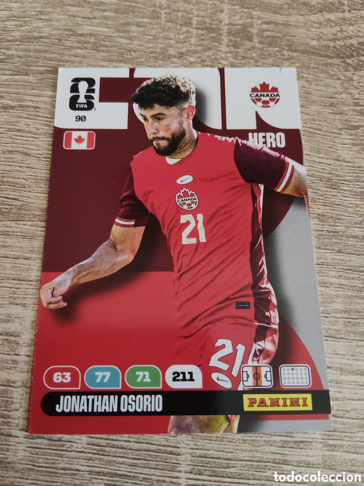 Cromos de F&uacute;tbol: Panini Adrenalyn mundial 2026 90 Jonathan Osorio Canad&aacute;