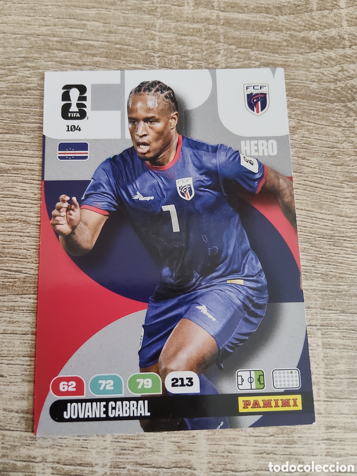 Cromos de F&uacute;tbol: Panini Adrenalyn mundial 2026 104 Jovane Cabral Cabo Verde