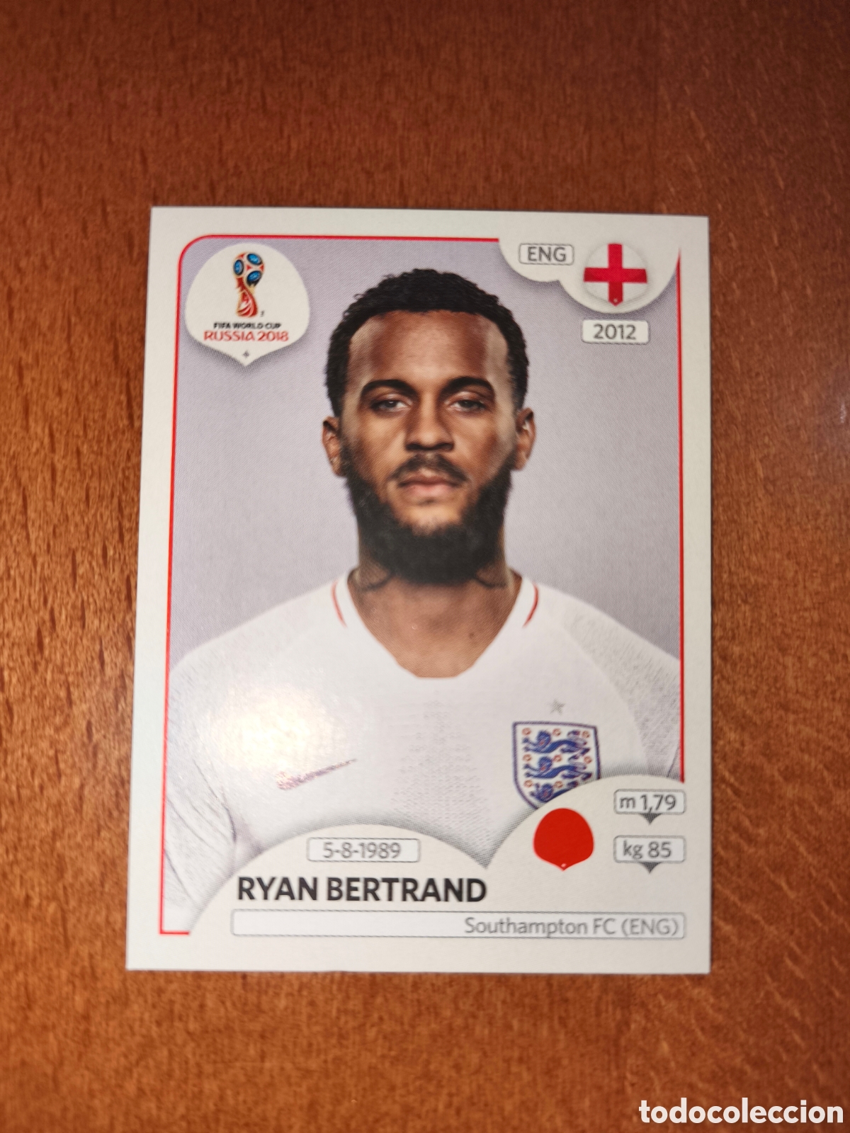 Cromos de F&uacute;tbol: Ryan Bertrand n&deg;579 Fifa World Cup Rusia Russia 2018 Inglaterra