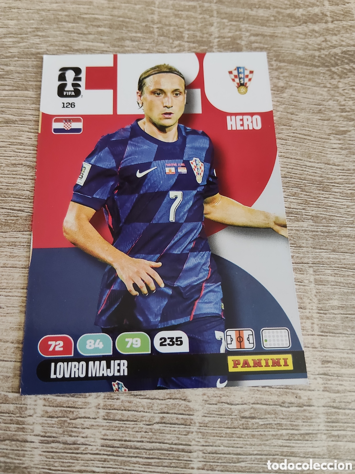 Cromos de F&uacute;tbol: Panini Adrenalyn mundial 2026 126 Lovro Majer Croacia