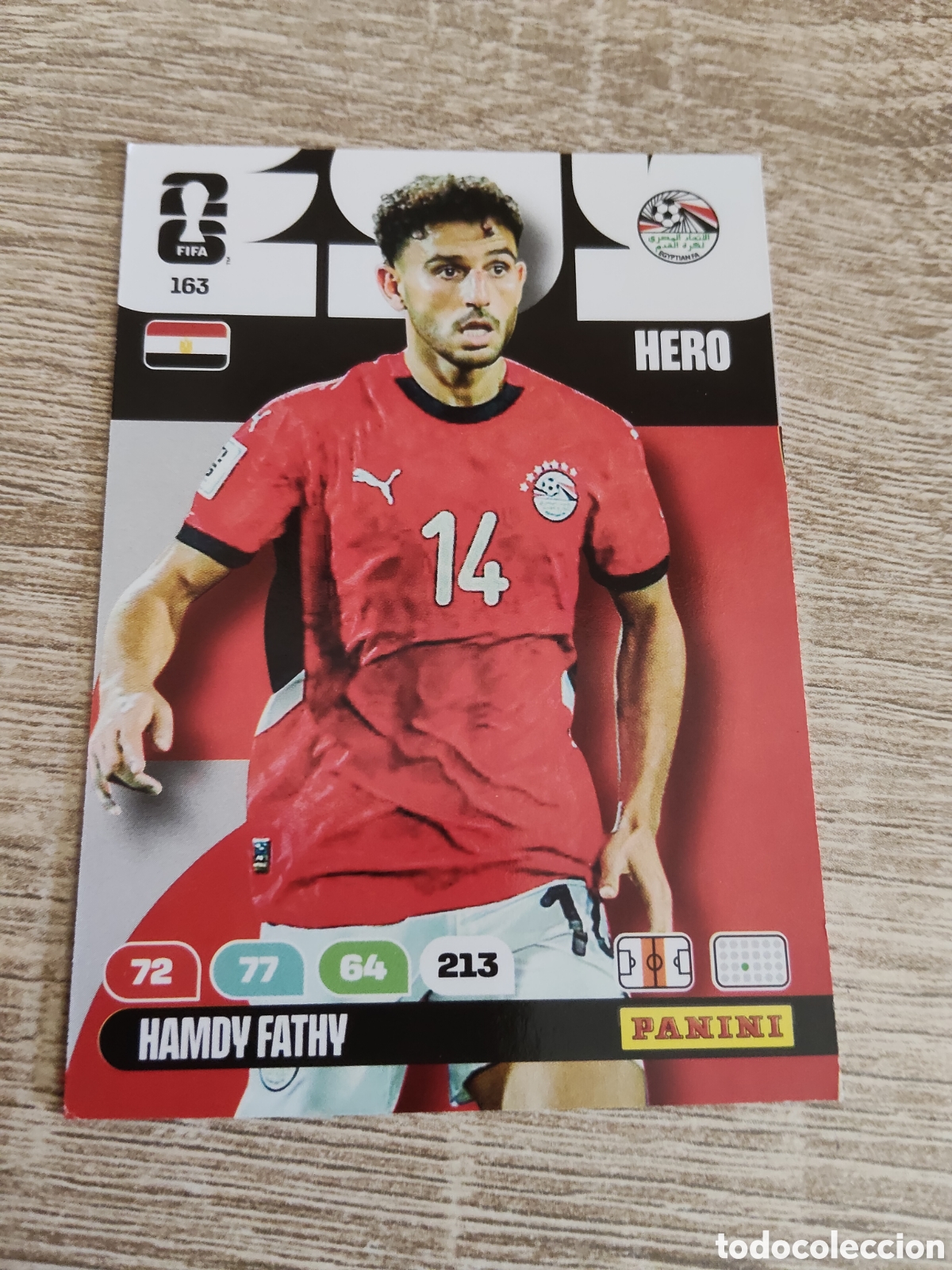 Cromos de F&uacute;tbol: Panini Adrenalyn mundial 2026 163 Hamdy Fathi Egipto