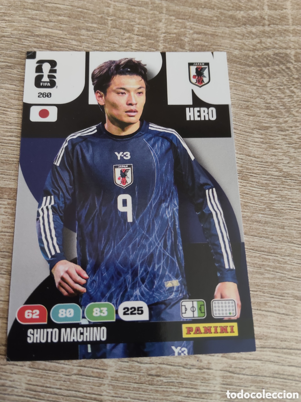 Cromos de F&uacute;tbol: Panini Adrenalyn mundial 2026 260 Shuto Machino Jap&oacute;n